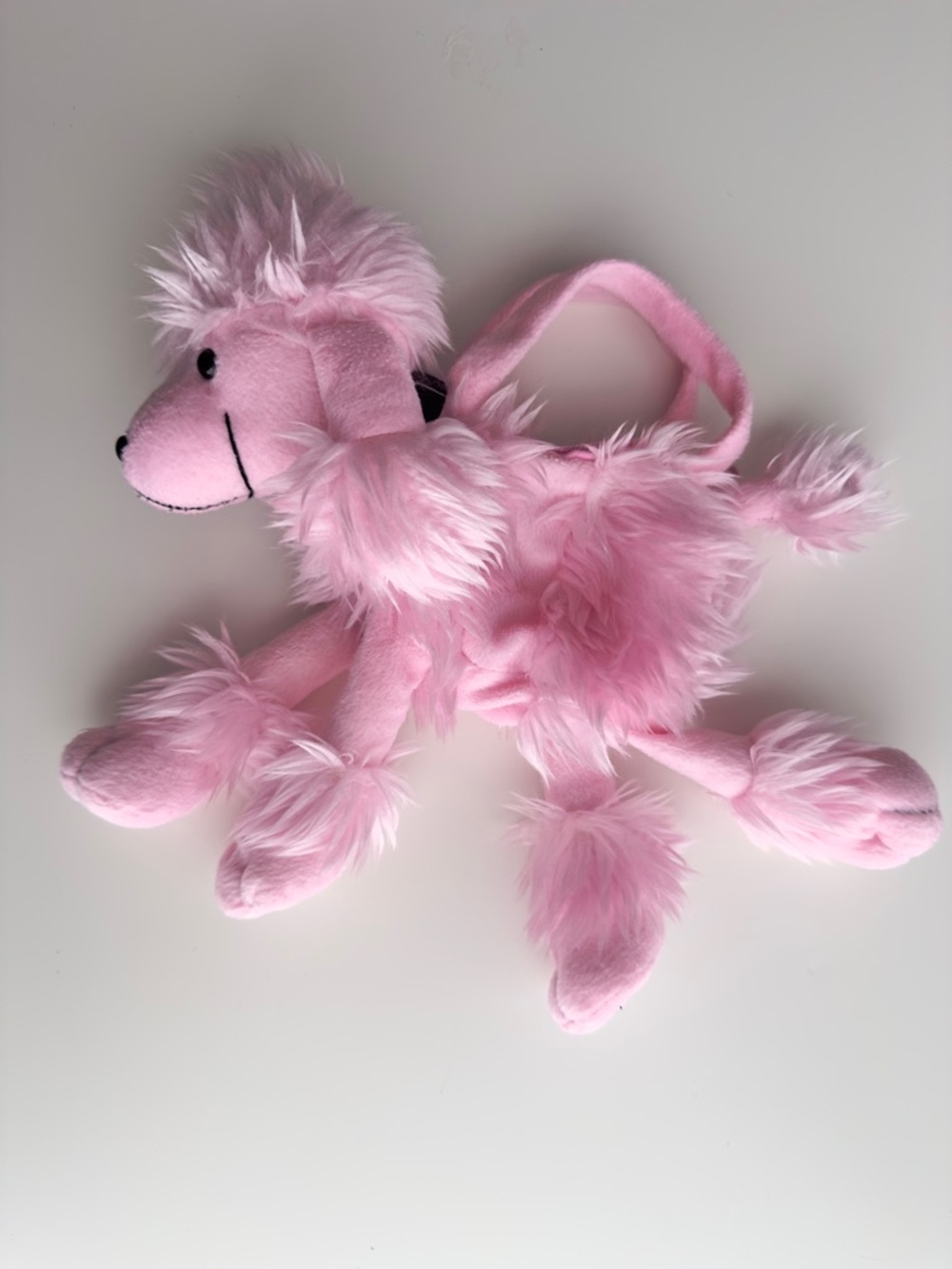 opi pink fur dog bag